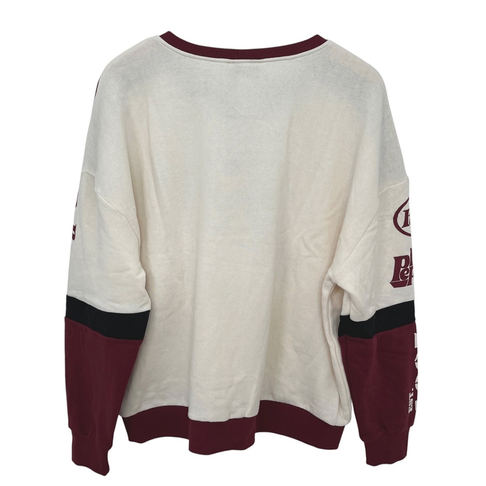 Dr. Pepper V-Neck Sweatshirt Women's Large - Picture 2 of 8